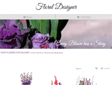 Tablet Screenshot of floral-designer.com